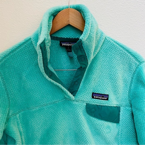 PATAGONIA Re-Tool Snap- T Pullover Fleece Mogul Teal Green size S - Picture 7 of 14